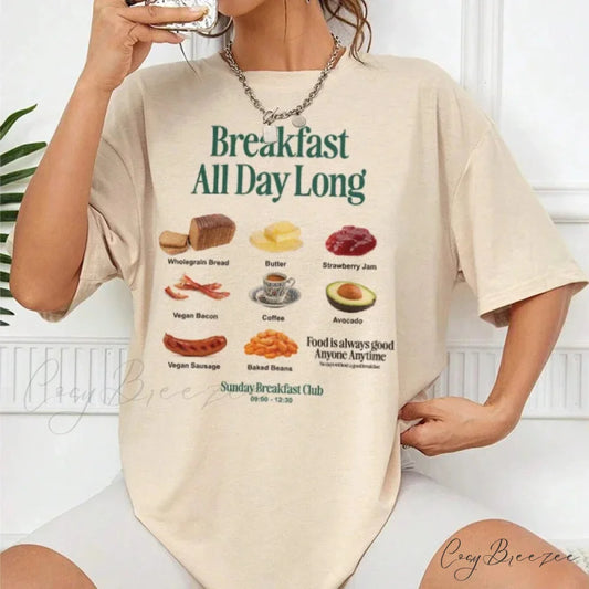 Breakfast Club Amusing Classic T-shirt Khaki / S t-shirt-250223