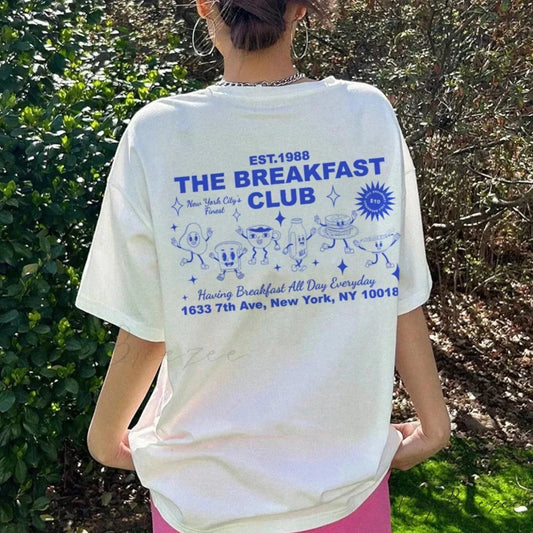 Breakfast Club Amusing Culinary T-shirt WHITE / S t-shirt-250223