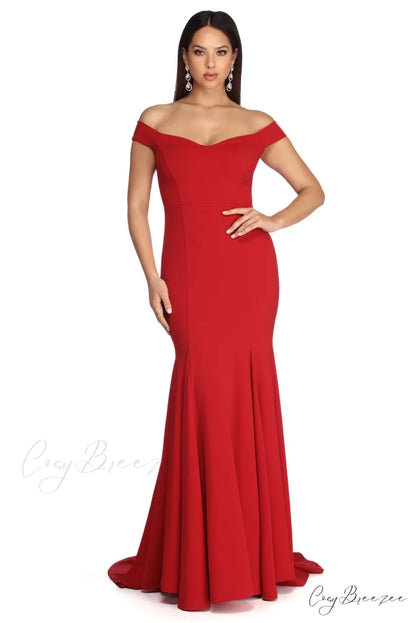 Briar Formal Off Charming The Shoulder Dress