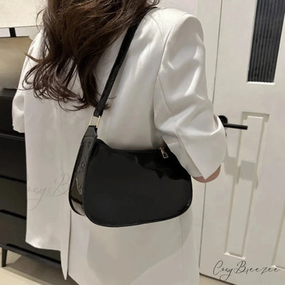 Bright Color Solid Square Shoulder Bag shoulder-250126