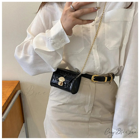 Bright Leather Mini Crossbody Bag crossbody-250126