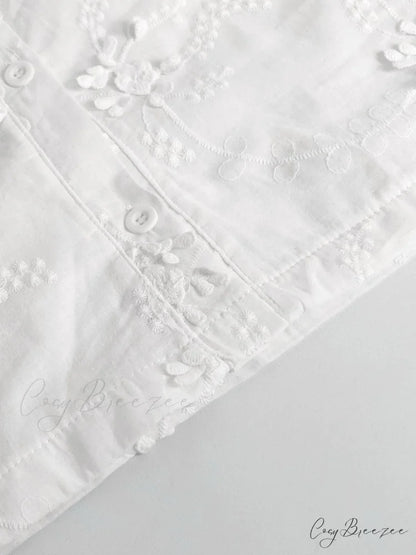 Buttoned Denim Graceful Y2K Corset Top