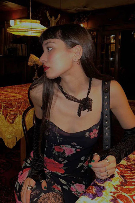 Vintage Floral Bodycon Party Dress