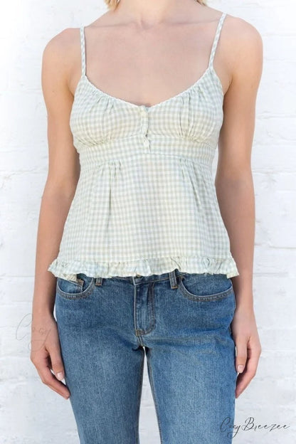 Cami Elegant Buttoned Top