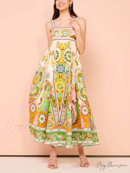 Camisole Unique Holiday Charming Print Madi Dress