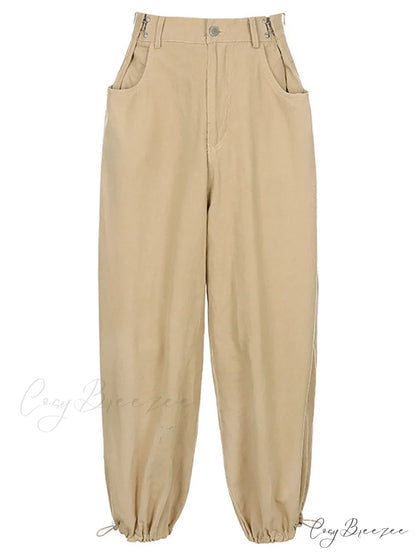 Cargo Camouflage Graceful Patchwork Jeans