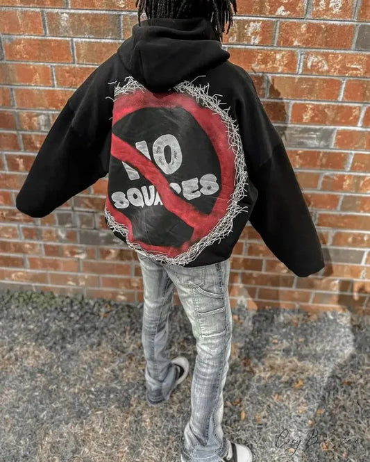 Cartoon Graphic Printed Hoodie hoodies-241228