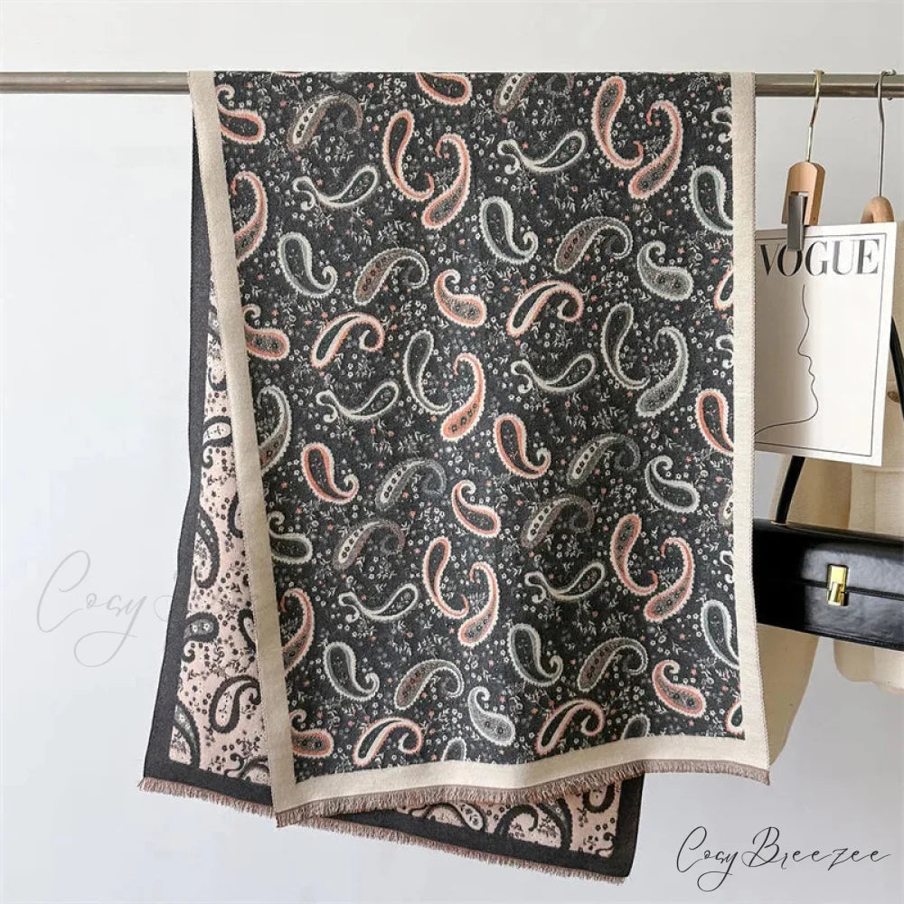 Cashmere Shawl Wraps Winter Scarf scarf-241228