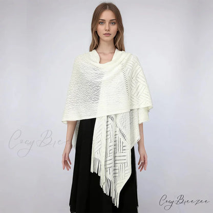 Cashmere Thicken Warmer Soft Pashmina Knitted Long Winter Scarf CP040-01