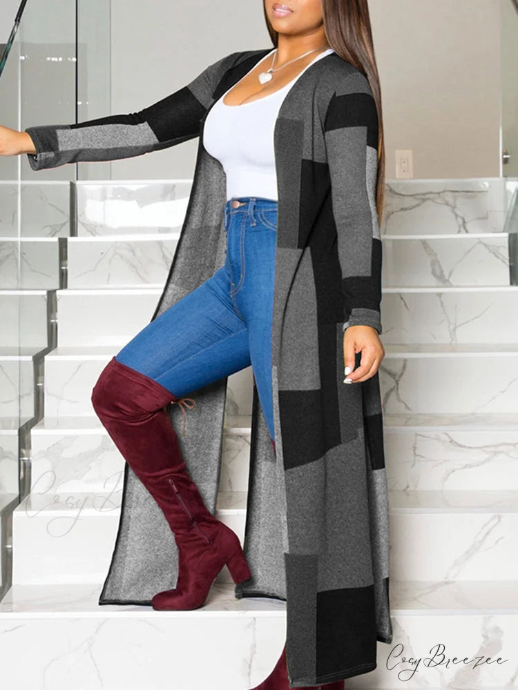 Casual Chains Graceful Irregular Denim Jacket