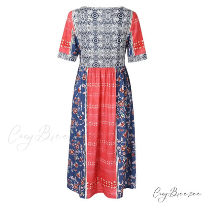 Casual Comfort Elegant Beach Summer Boho Dress