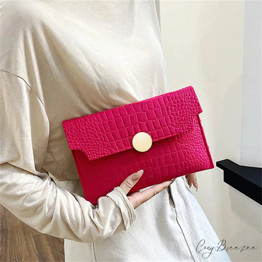 Casual Crocodile Pattern Business Clutch wristlet-250126
