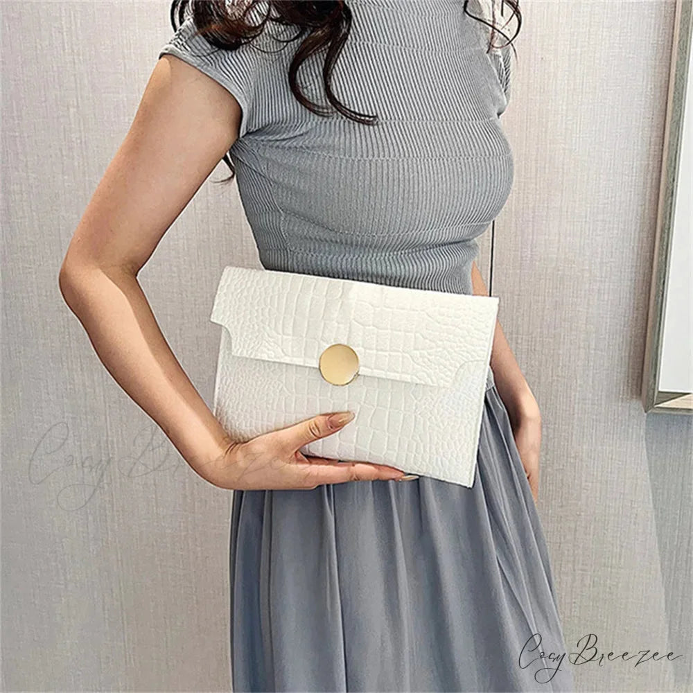 Casual Crocodile Pattern Business Clutch wristlet-250126