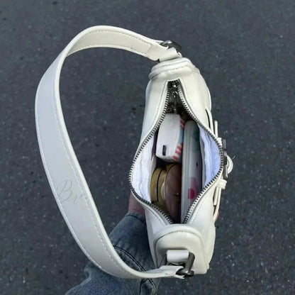 Casual Cute White Star Shoulder Bag shoulder-250126
