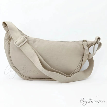 Casual Nylon Designer Hobos Crossbody Bag Beige crossbody-250126