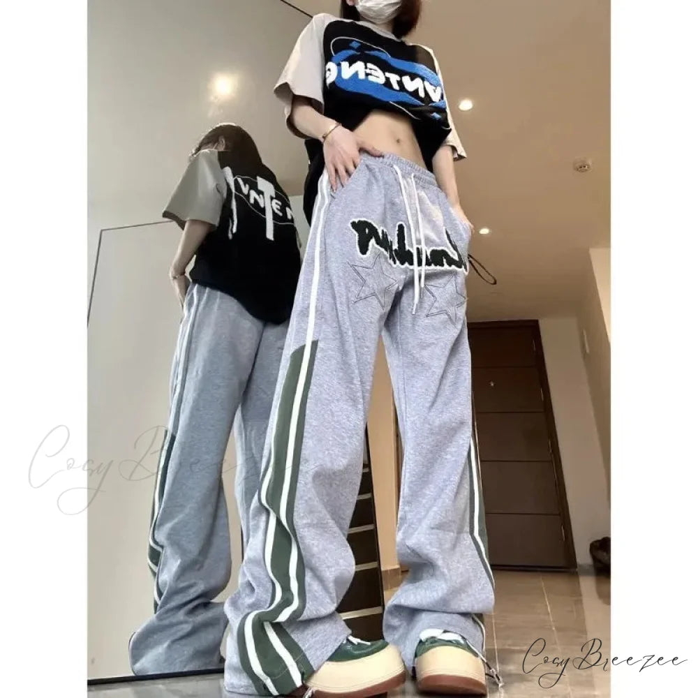 Casual Oversized Pants Gray / M pants-241228