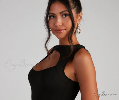 Chic Cutout Stylish Bodycon Mini Dress