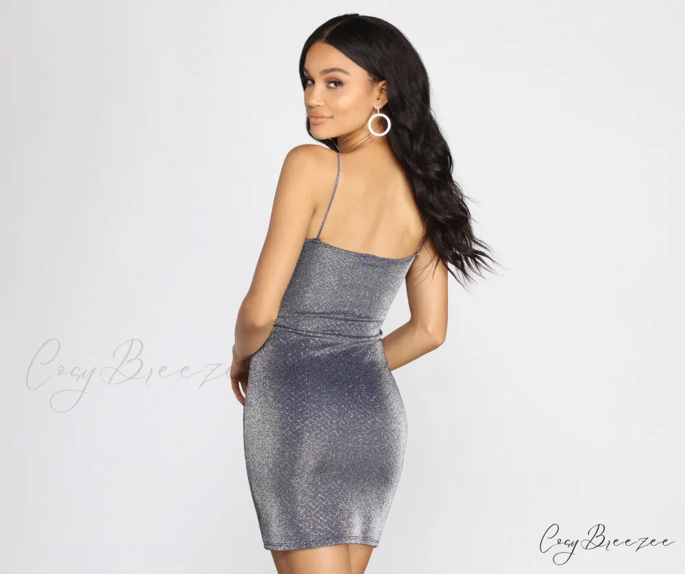 Choose To Stylish Sparkle Mini Dress