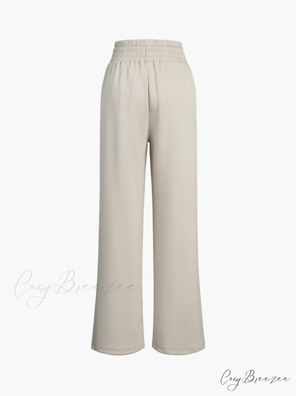 City Walk Graceful Wide Leg Sweatpants