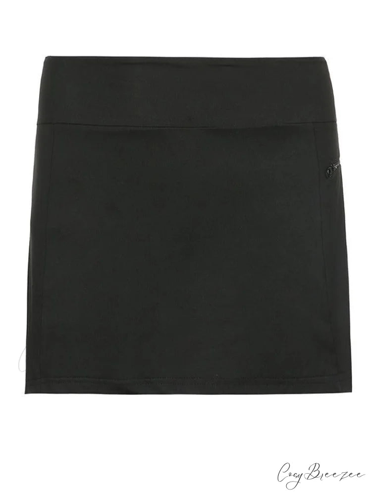 Classic High Waist Straight Leg Slant Sophisticated Pocket Pleated Tailored Pants - Brown