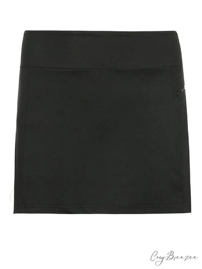 Classic High Waist Straight Leg Slant Sophisticated Pocket Pleated Tailored Pants - Brown