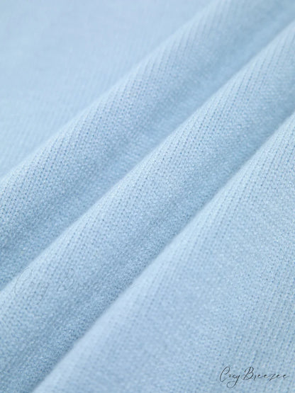 Cloudless Sky Graceful Turtleneck Oversized Sweater