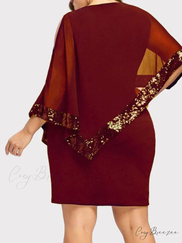 Cold Shoulder Long Trendy Sleeve Knit Top