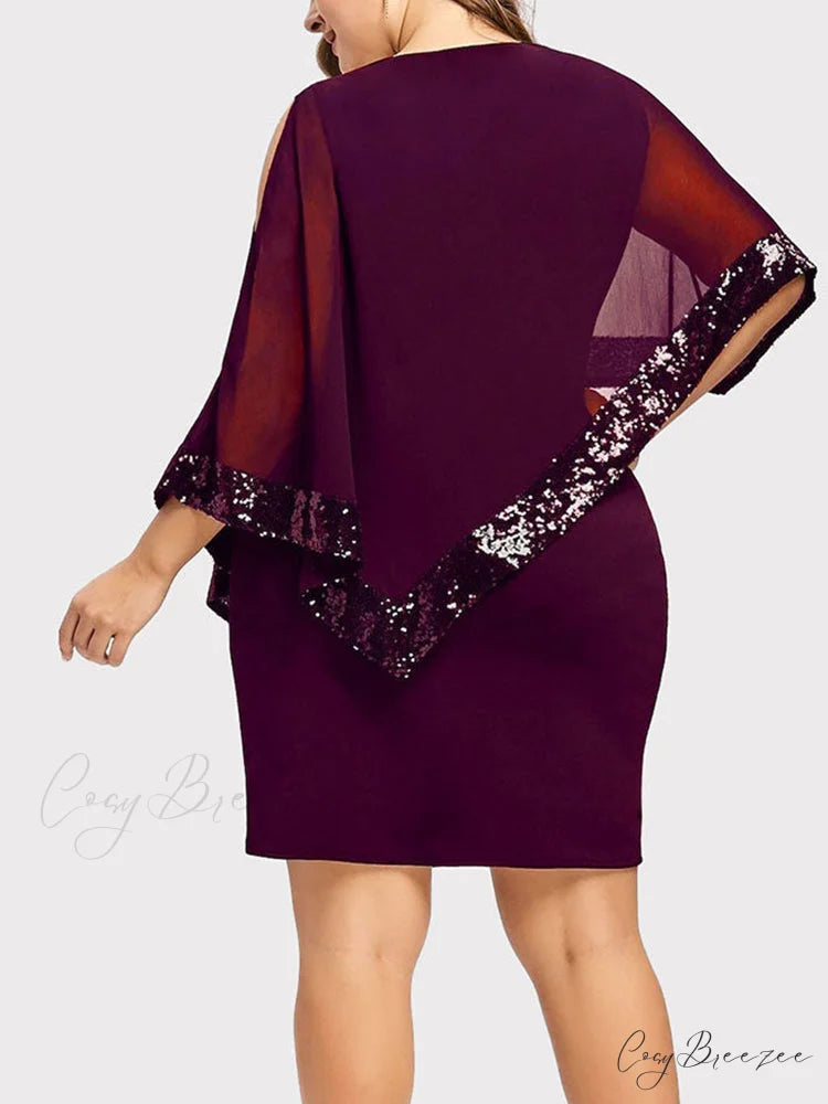 Cold Shoulder Long Trendy Sleeve Knit Top