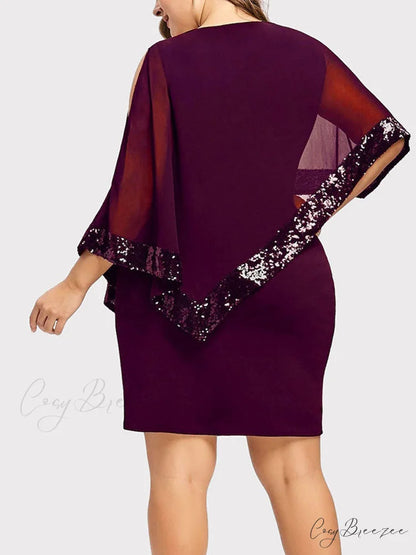 Cold Shoulder Long Trendy Sleeve Knit Top