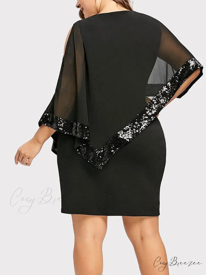 Cold Shoulder Long Trendy Sleeve Knit Top