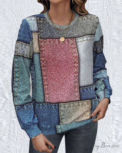 Color Block Sweatshirt