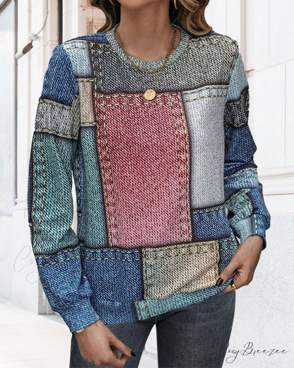 Color Block Sweatshirt