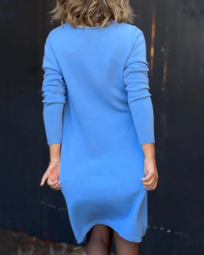 Color Solid Dress