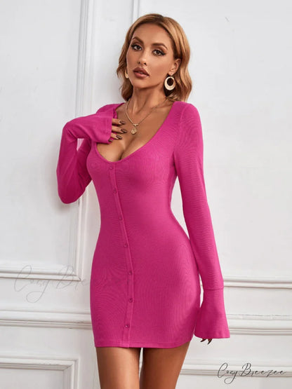 Color Sweater Cozy Mini Solid for Gown Me Keep Women