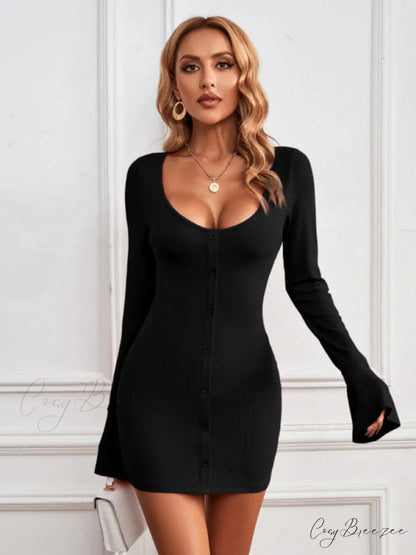Color Sweater Cozy Mini Solid for Gown Me Keep Women