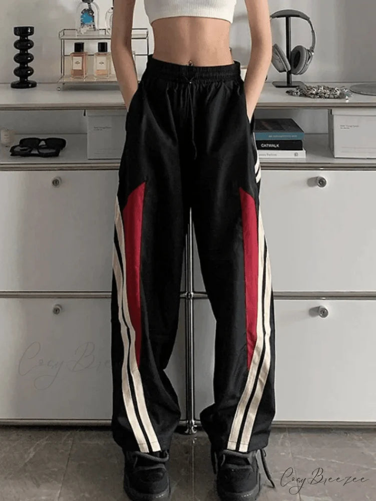 Contrast Long Graceful Sleeve Crop Top