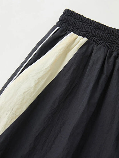 Contrast Paneled Graceful Corset Top