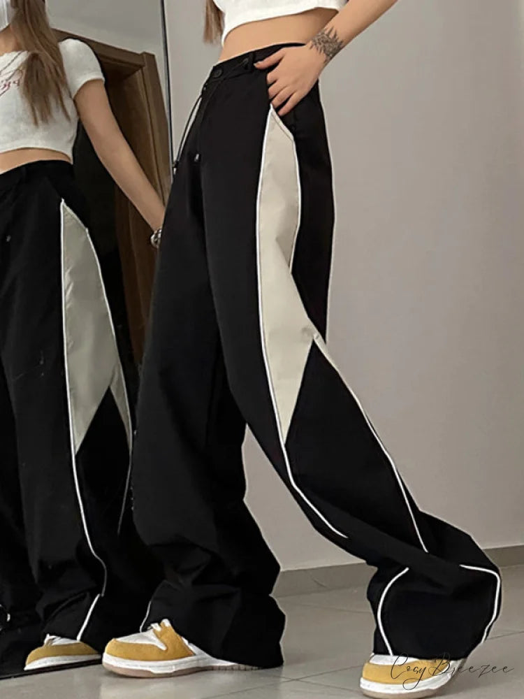 Contrasting Short Graceful Sleeve Crop Top