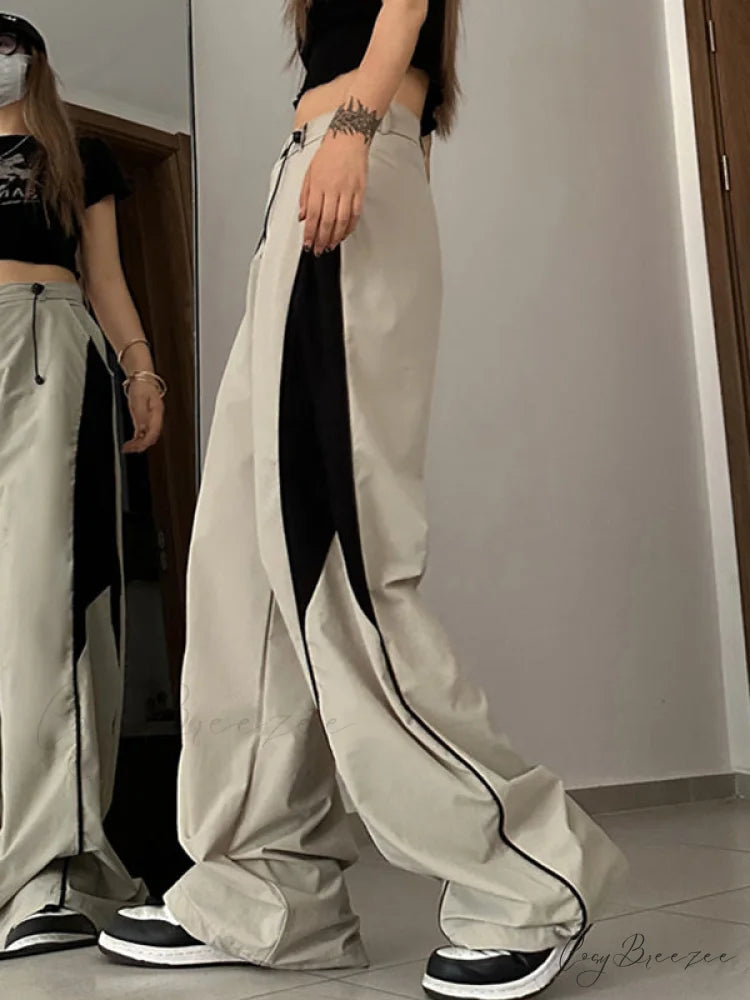 Contrasting Short Graceful Sleeve Crop Top