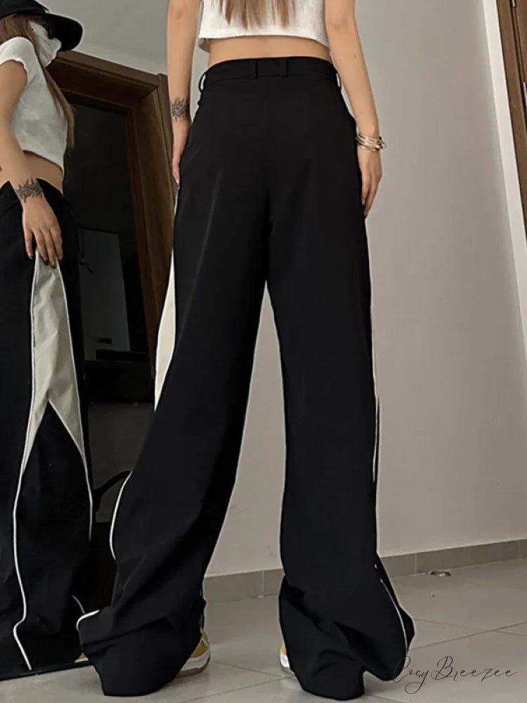 Contrasting Short Graceful Sleeve Crop Top