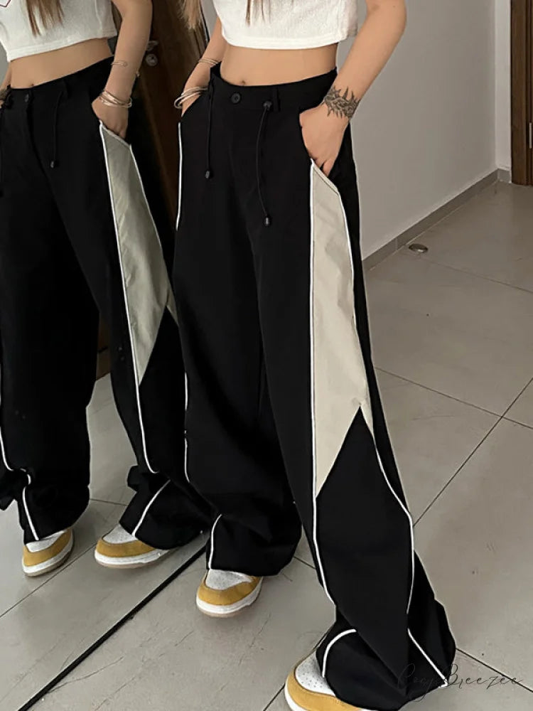 Contrasting Short Graceful Sleeve Crop Top