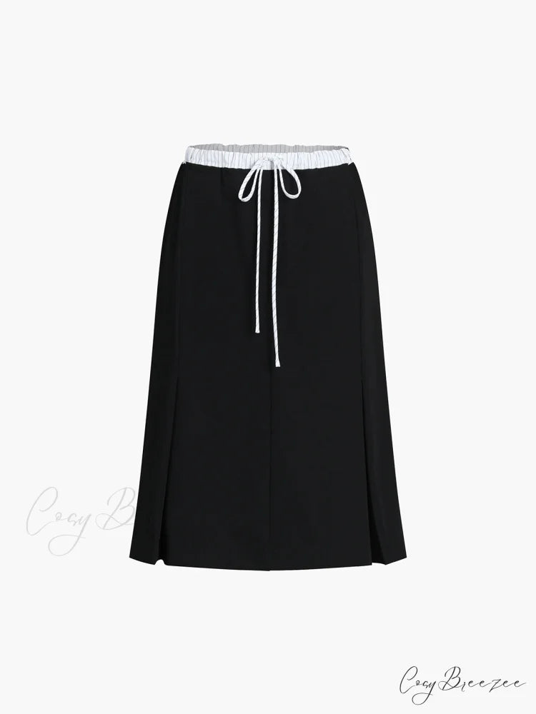 Cotton-blend Charming Jersey Skirt