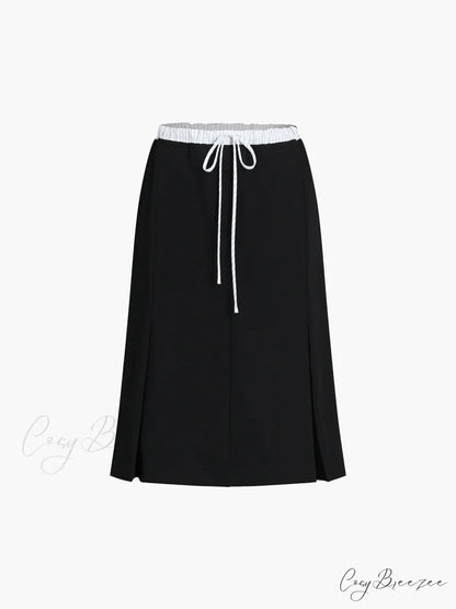 Cotton-blend Charming Jersey Skirt