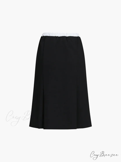 Cotton-blend Charming Jersey Skirt