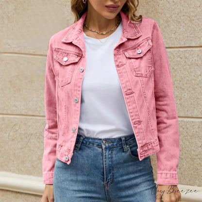 Cotton Denim Spring Autumn Cardigan Punk Gothic Bomber Windbreaker Hollow Out Jacket