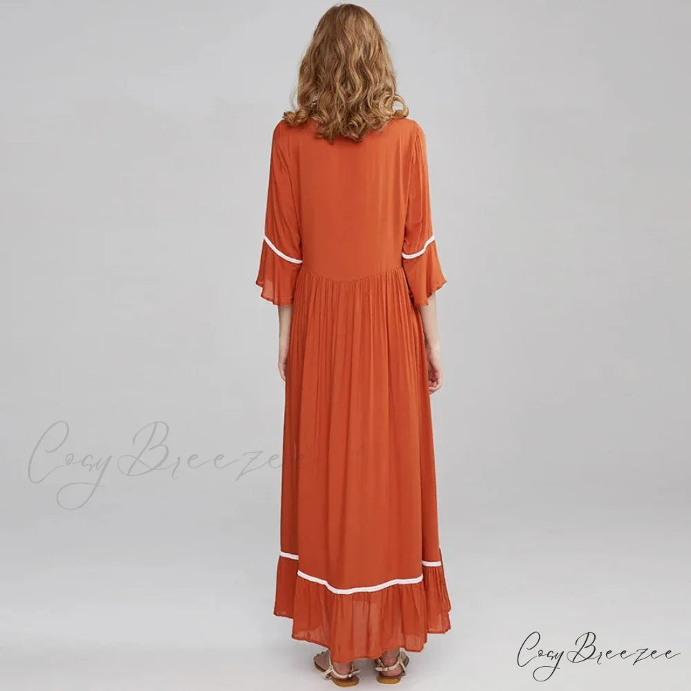 Cotton Rayon Boho Dress bohodress-250126