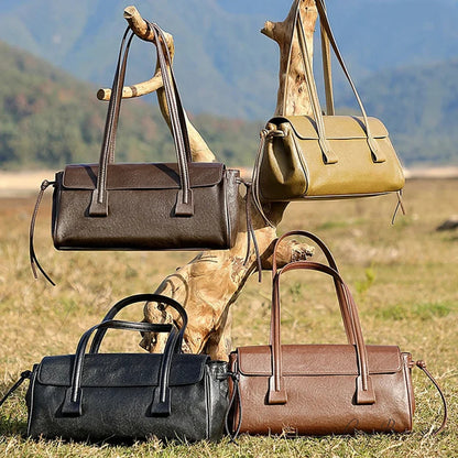 Cow Genuine Leather Luxury Satchel shoulder-250126