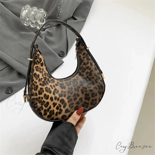 Cow Prints Underarm Shoulder Bag for Women shoulder-250126