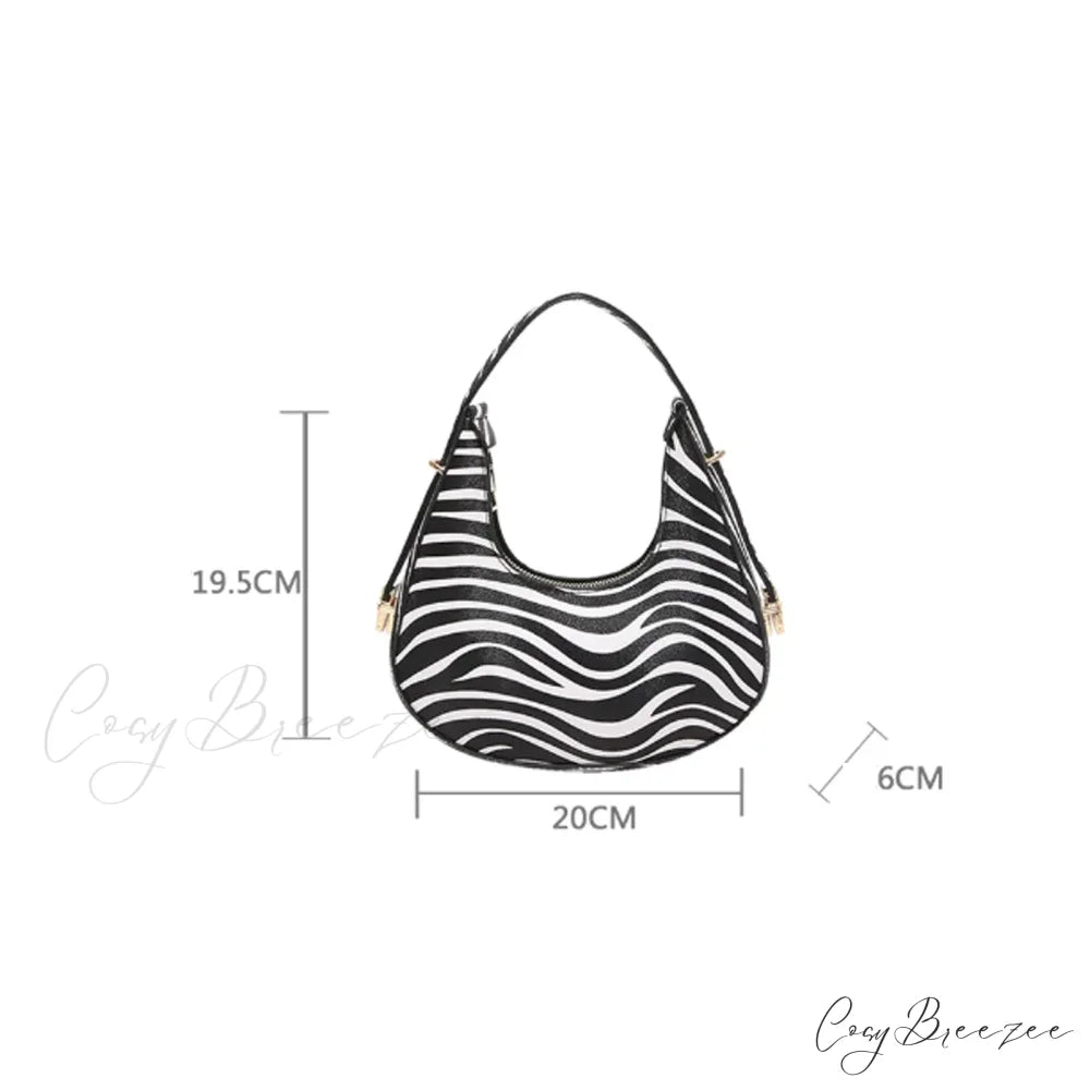 Cow Prints Underarm Shoulder Bag for Women shoulder-250126