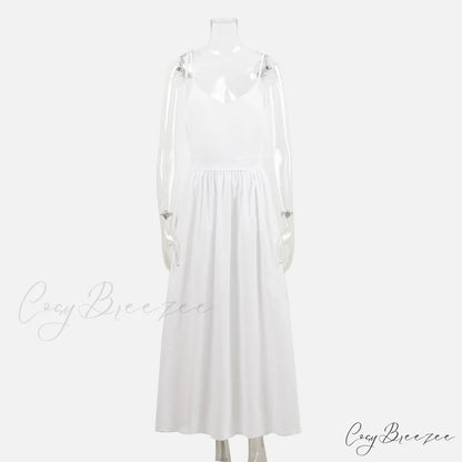 Crochet Cutie Stylish Linen Maxi Dress